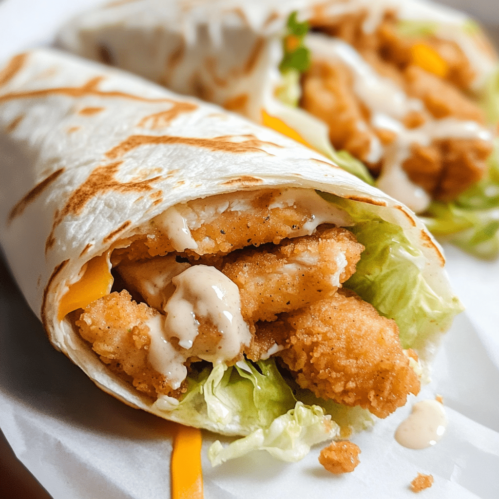 McDonald's Crispy Chicken Ranch Snack Wrap Copycat Recipe My